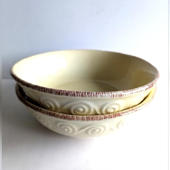 Euro Ceramica (2) Serving Bowls Commercial Quality Professional - Picture 10 of 12